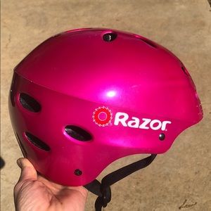 Bike helmet pink for girls size medium